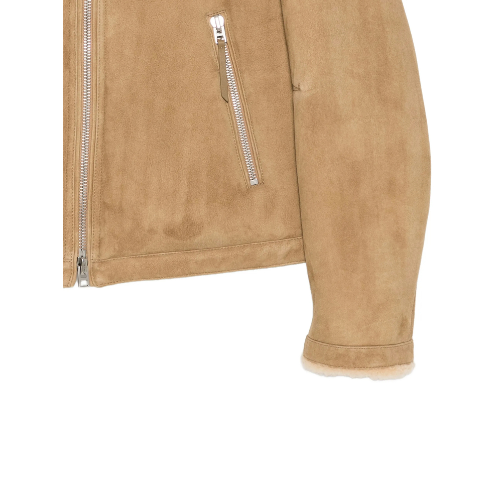 Merino Shearling Collar Blouson