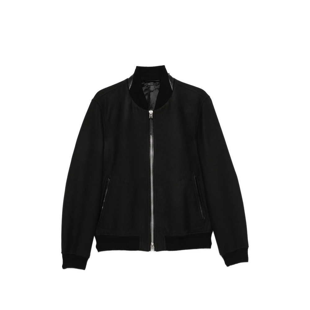 Tom Ford Leather-trim Bomber Jacket
