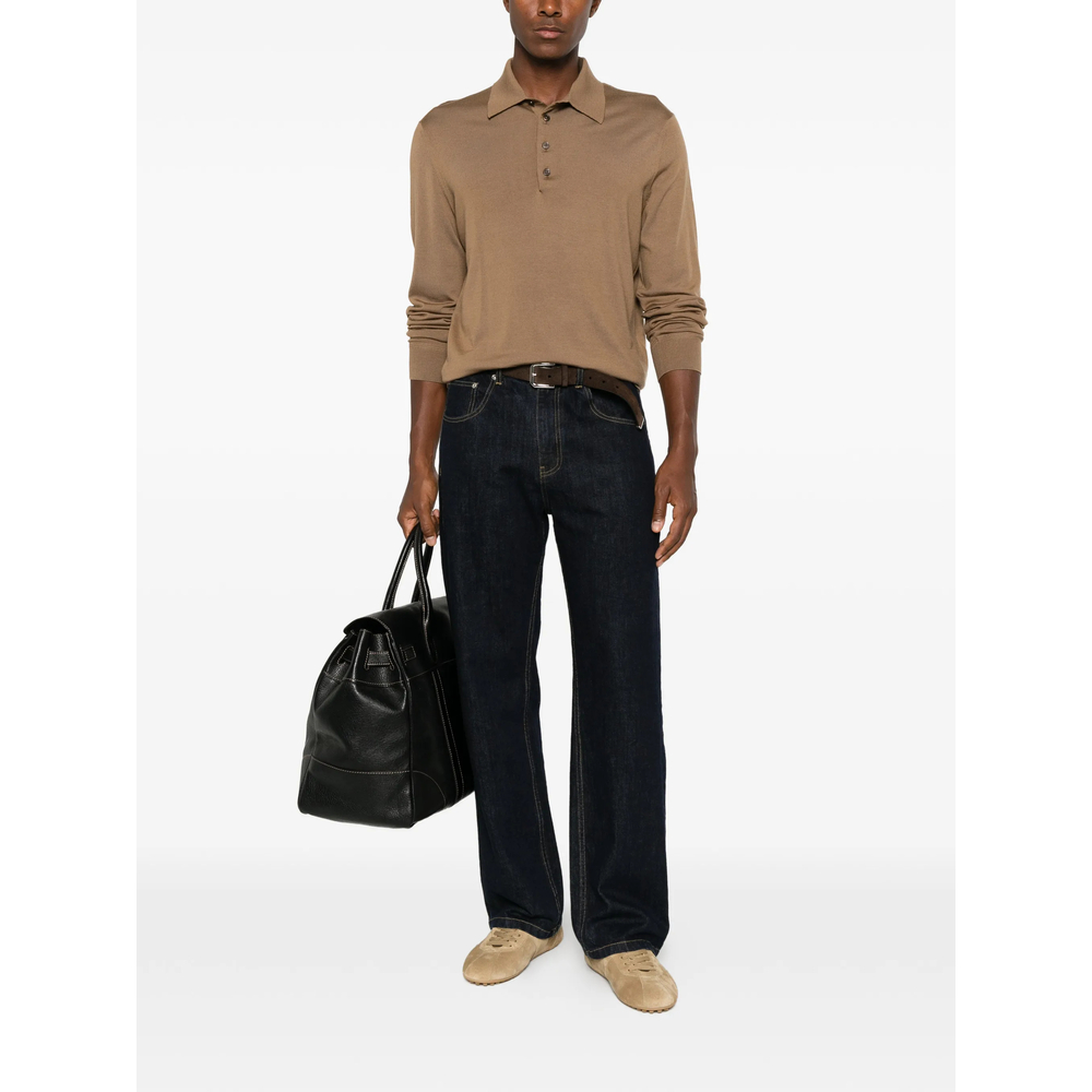 Long-Sleeve Polo Shirt
