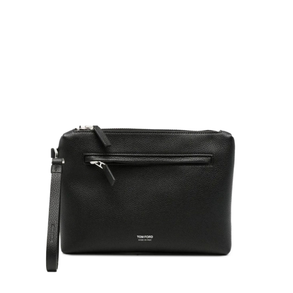 Tom Ford Grained Leather Clutch Bag