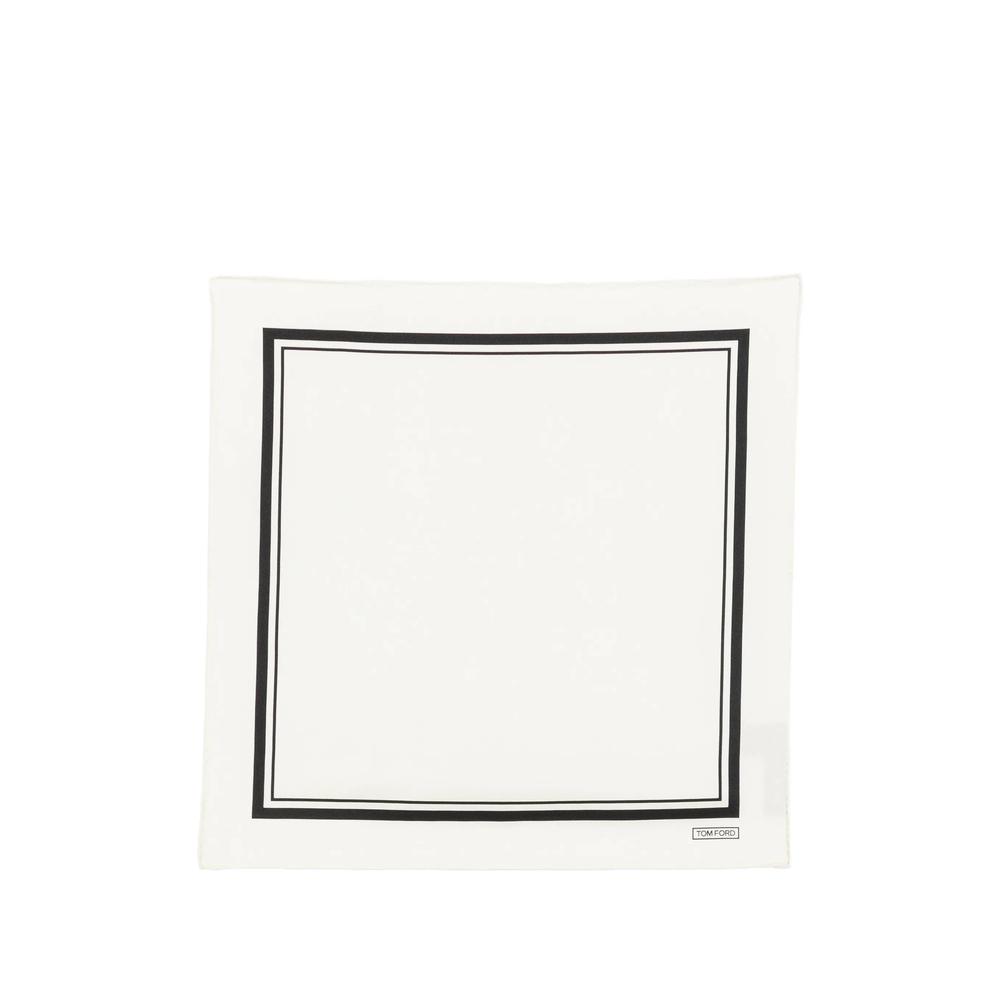 Tom Ford Border-print Pocket Square