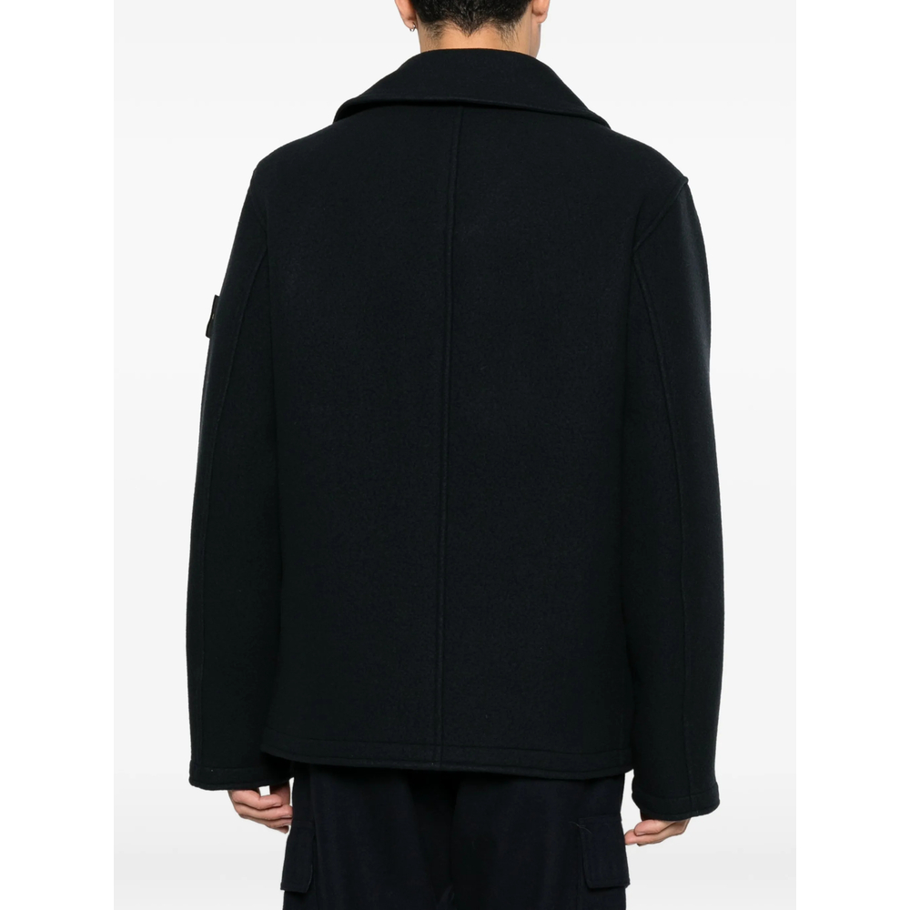 4100040 Heavy Melton Peacoat