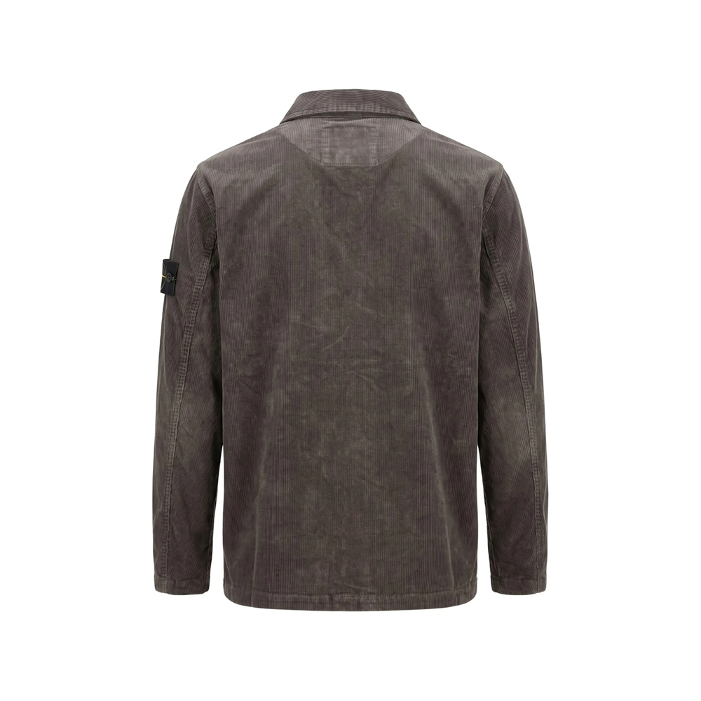 1200029 Corduroy 'Terra'-Effect Overshirt