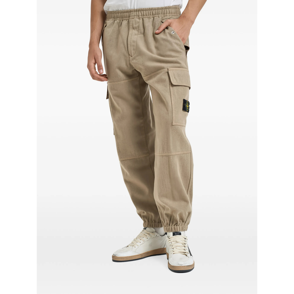 Stone Island 3100050 Wool Nylon Flannel-TC Joggers