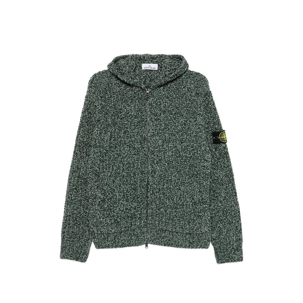 Stone Island Logo-patch Zip-up Hoodie