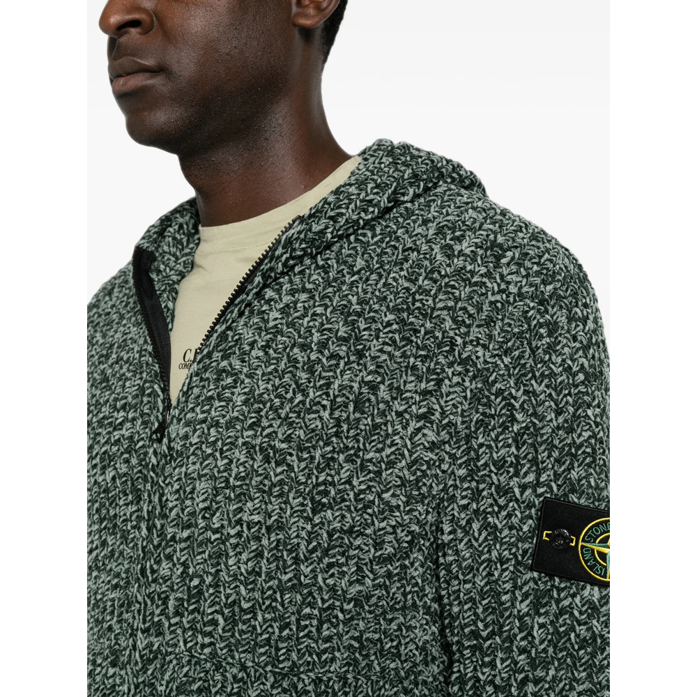 Logo-Patch Zip-Up Hoodie
