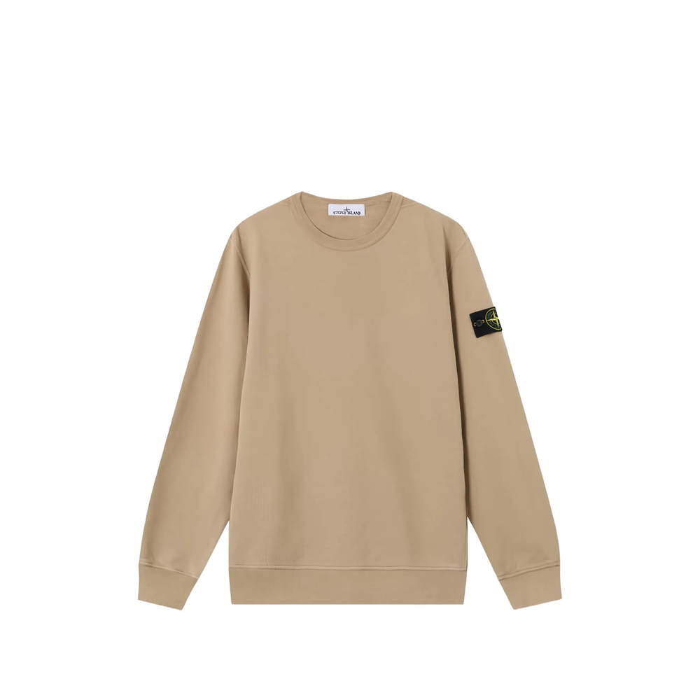 Stone Island 6100049 Brushed Organic Cotton Fleece Sweatshirt