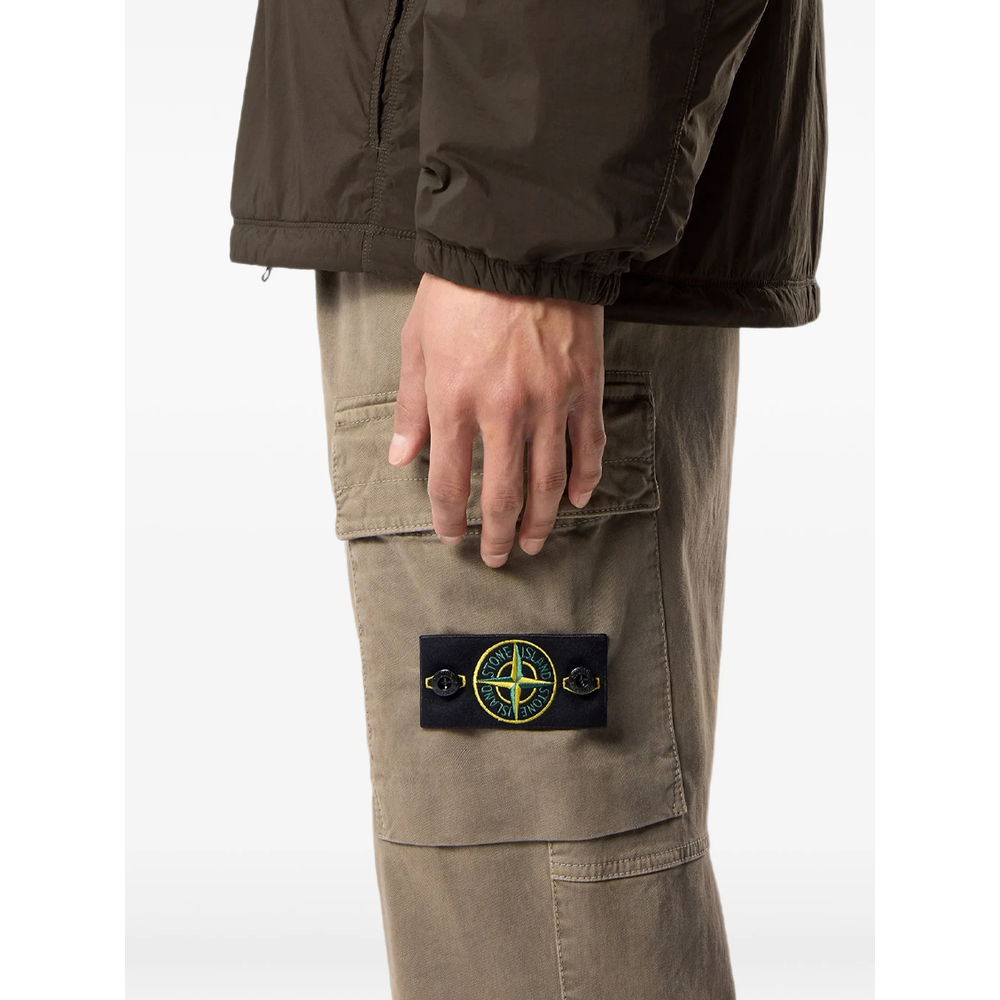 3100033 Stretch Organic Broken Twill Cotton 'Old' Effect Jogger Pants