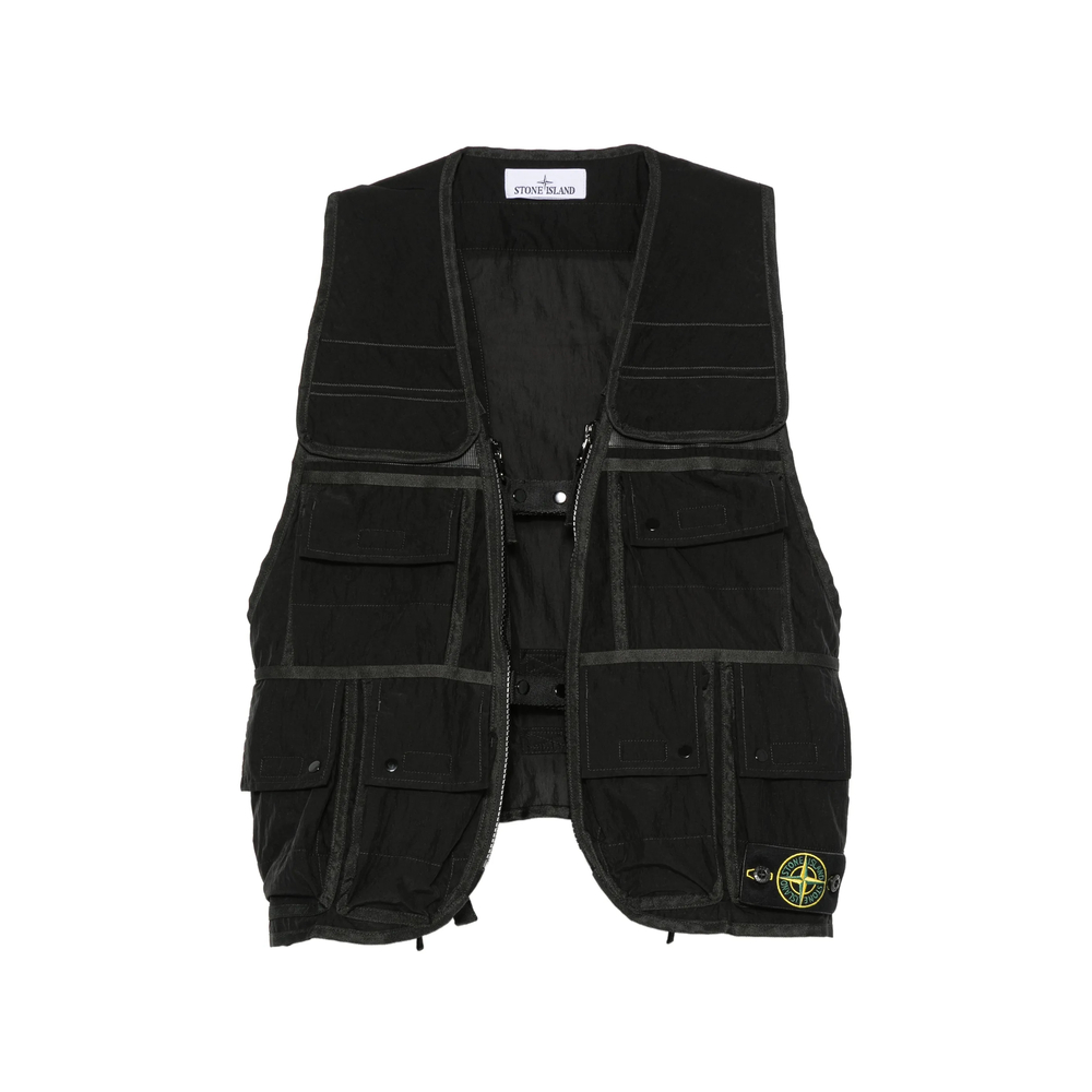 Stone Island Logo-patch Multi-pocket Gilet