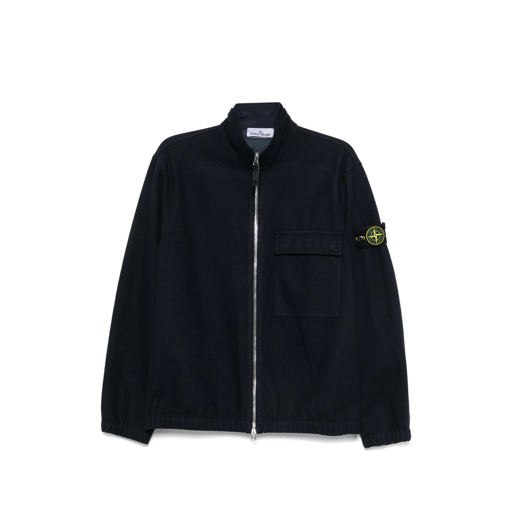 Stone Island Logo-patch Zip-up Jacket
