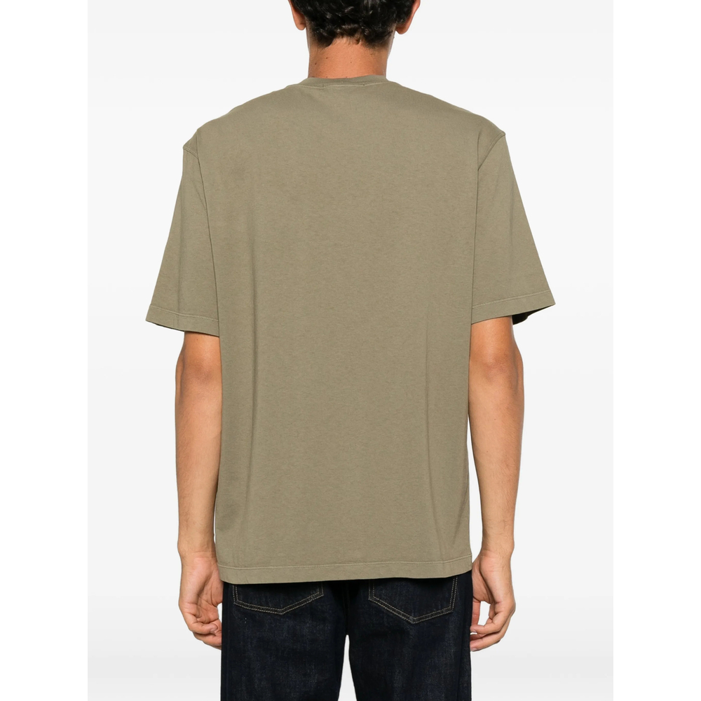 Logo-Print Chest-Pocket T-Shirt