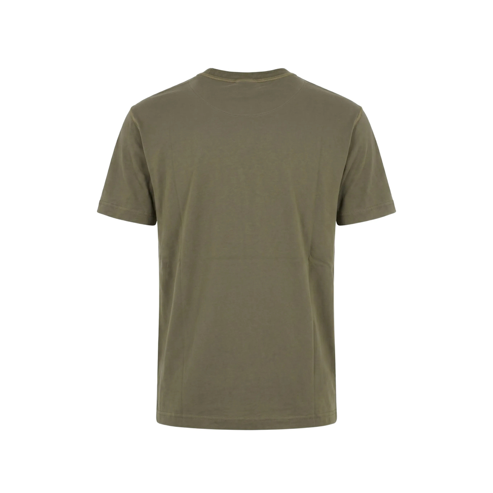 2100026 Organic Cotton Jersey 'Fissato' Effect T-Shirt