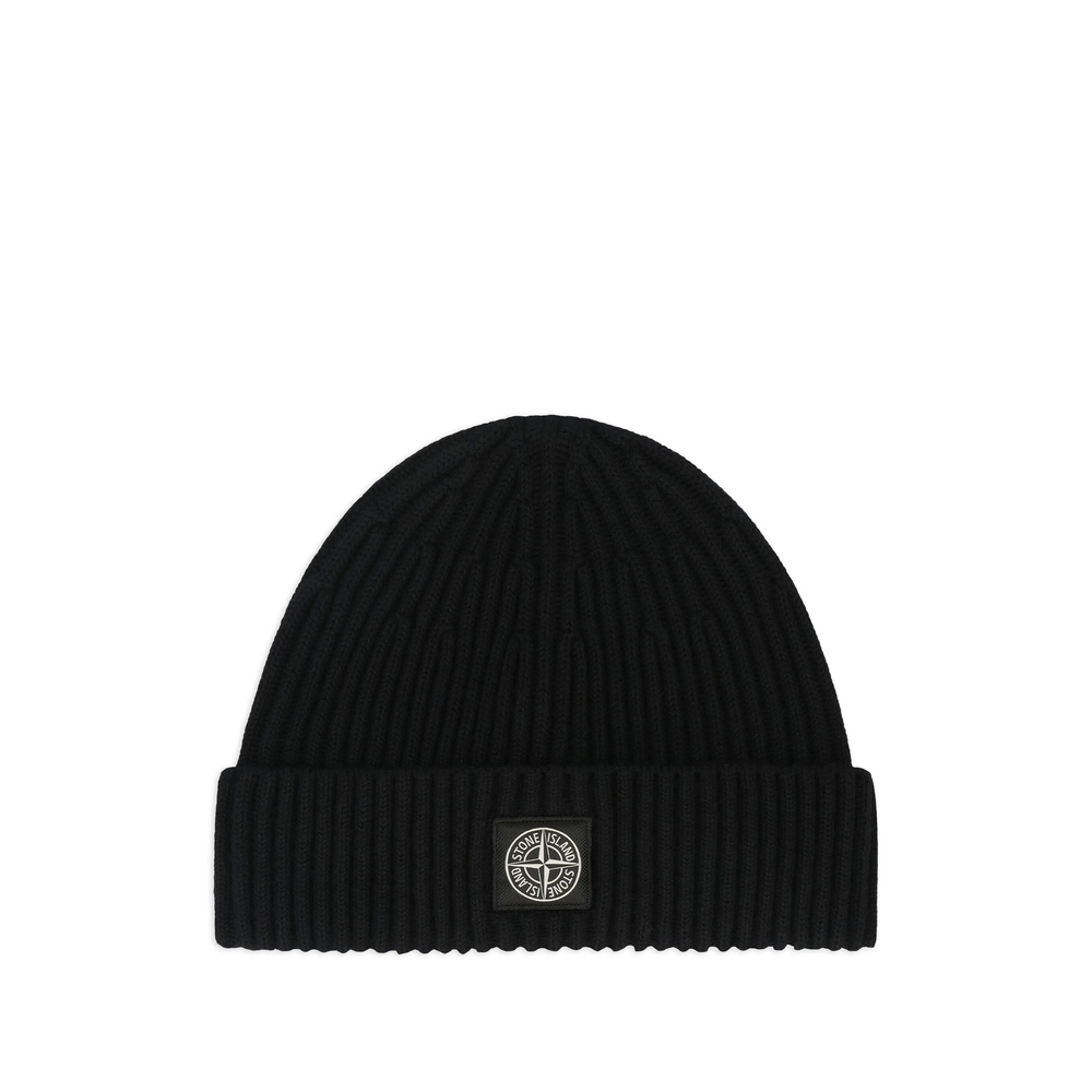 Stone Island N100002 Full-rib RWS-wool Beanie