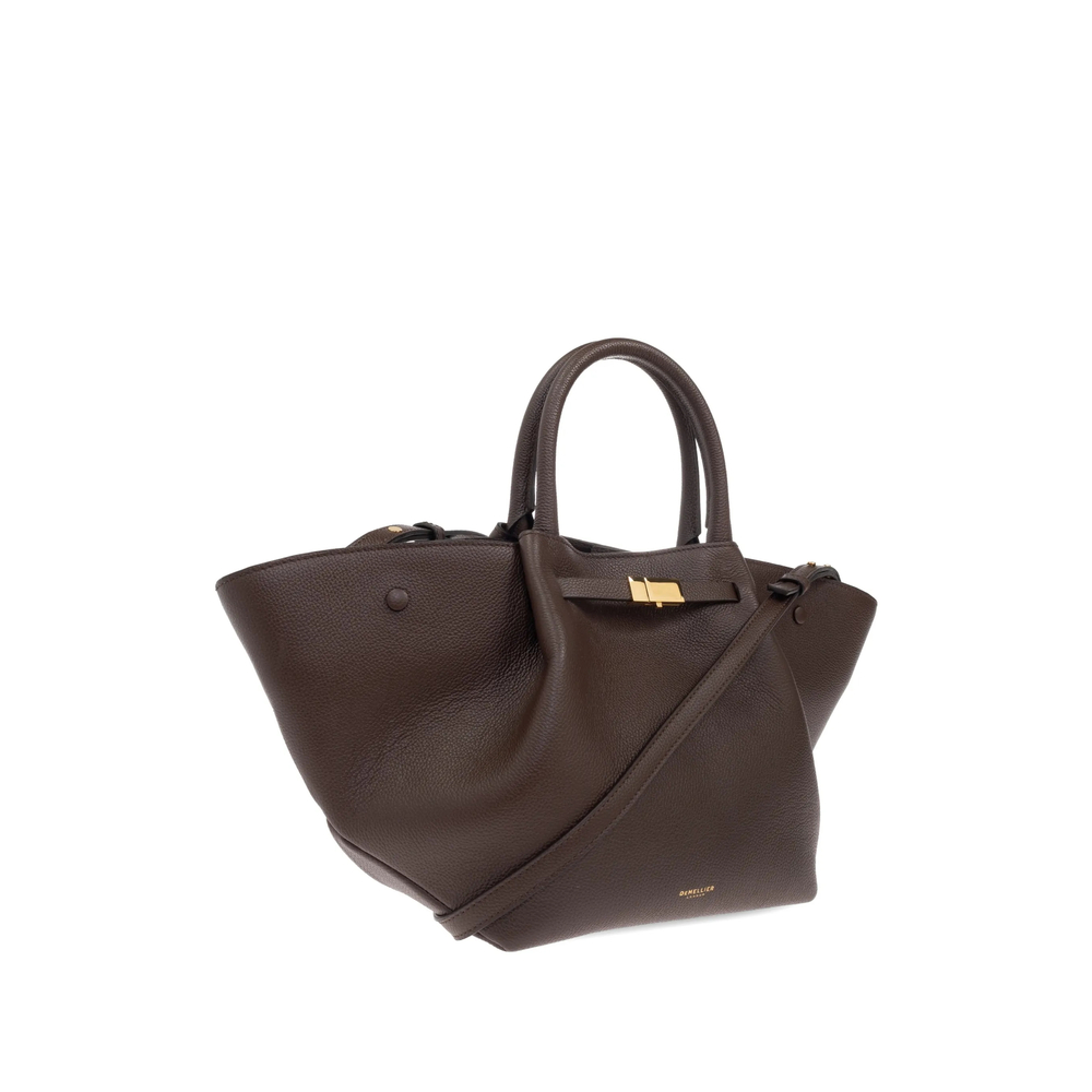 Midi New York Grained Tote Bag