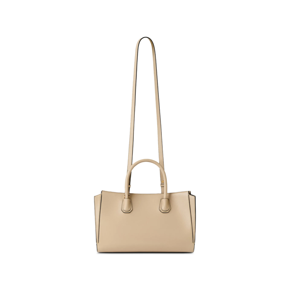 Small Antigona Catchall Bag In Shiny Grained Leather