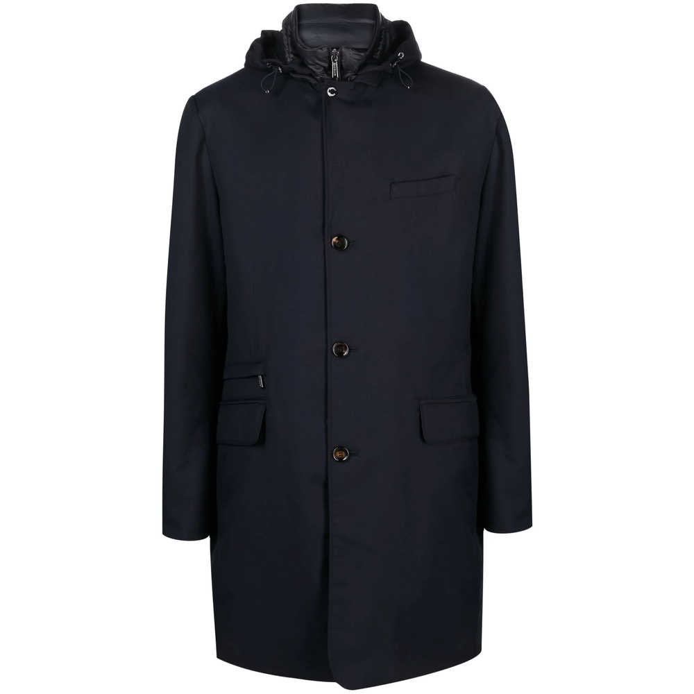 Moorer Redon-Pum Hooded Coat