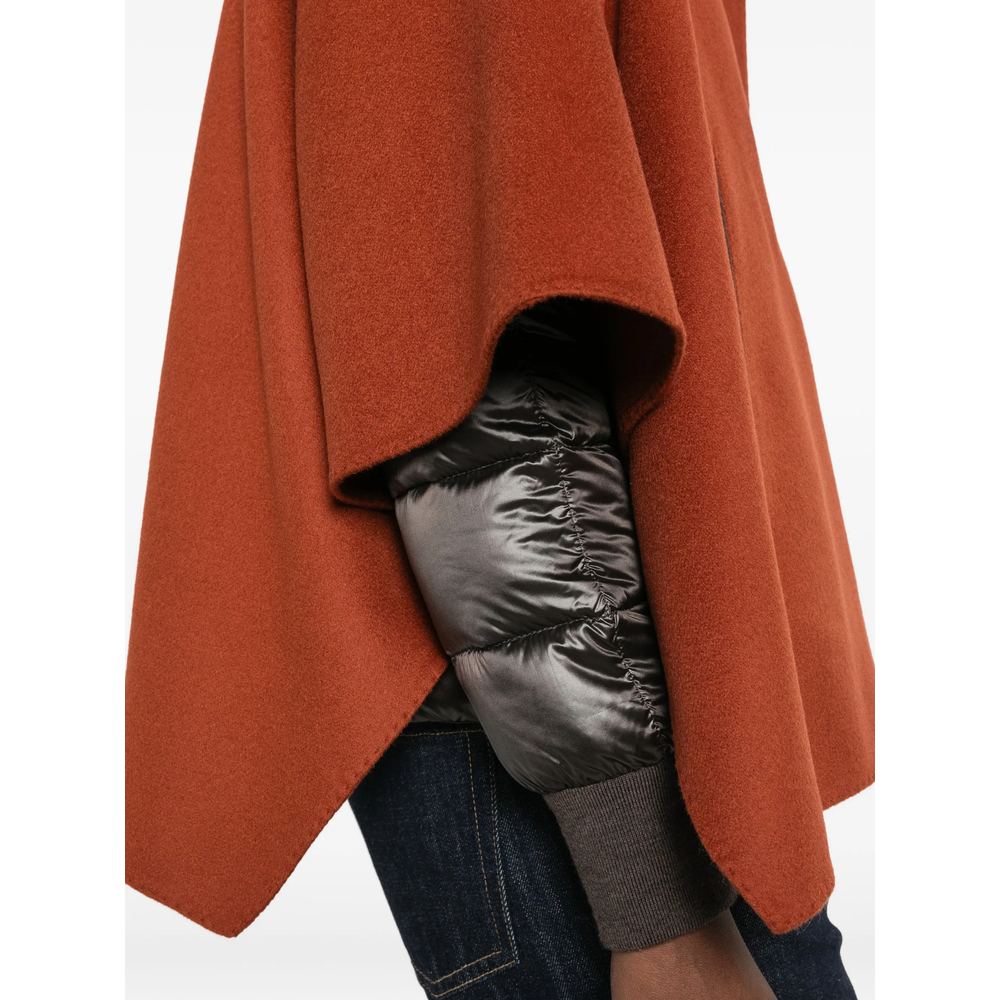 High-Neck Cape Jacket