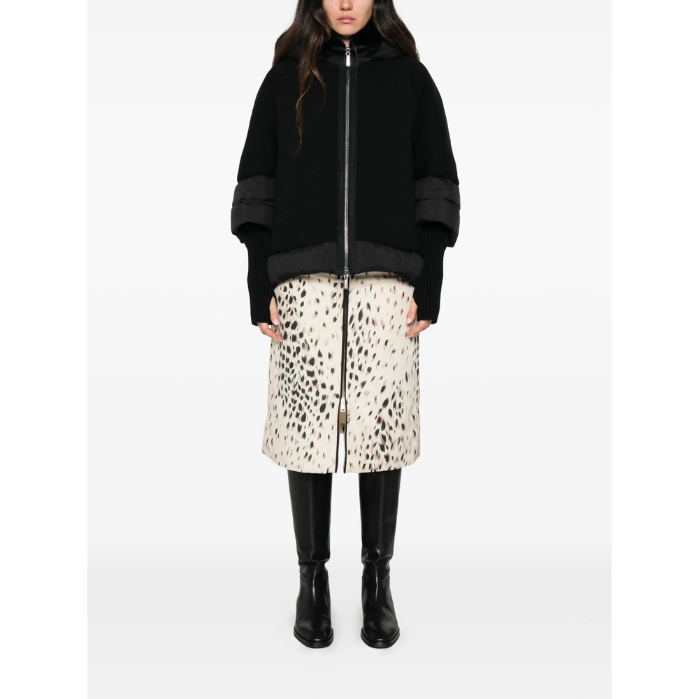 Hooded Panelled Jacket