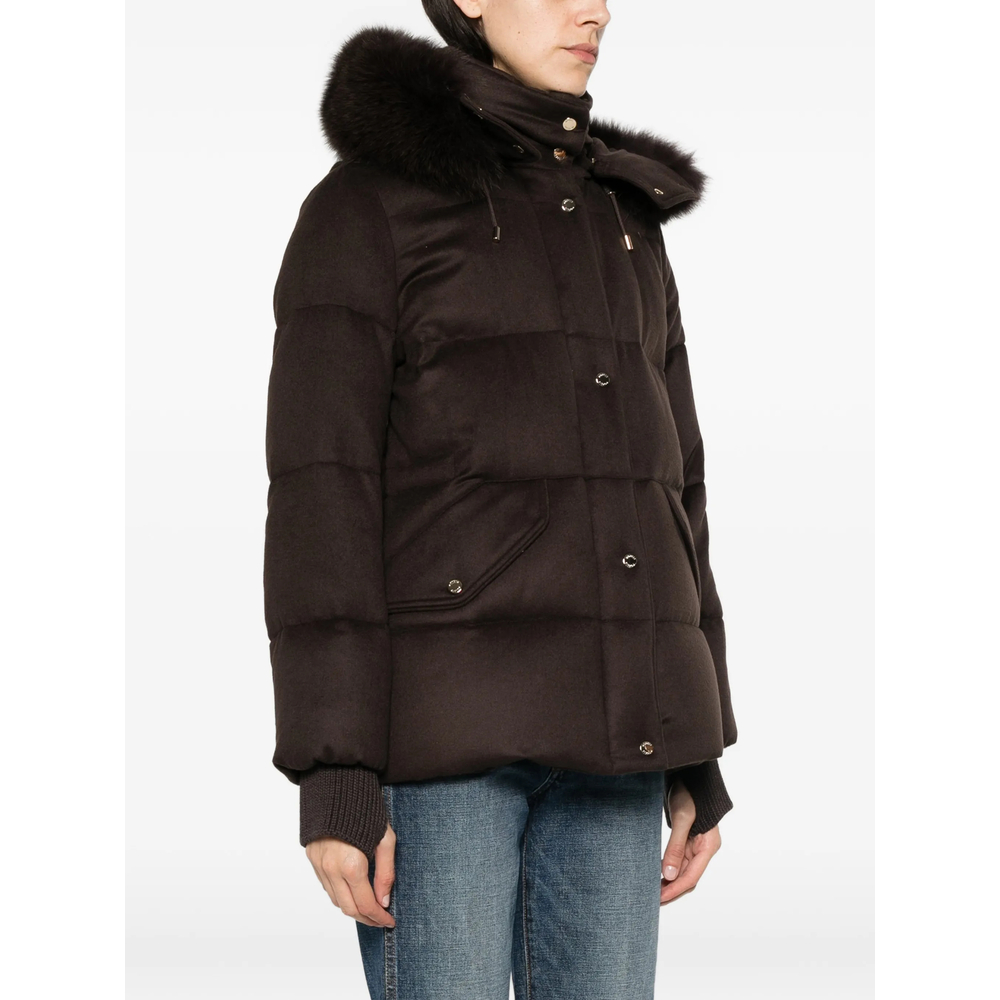 Attica Fur-Trim Hooded Jacket