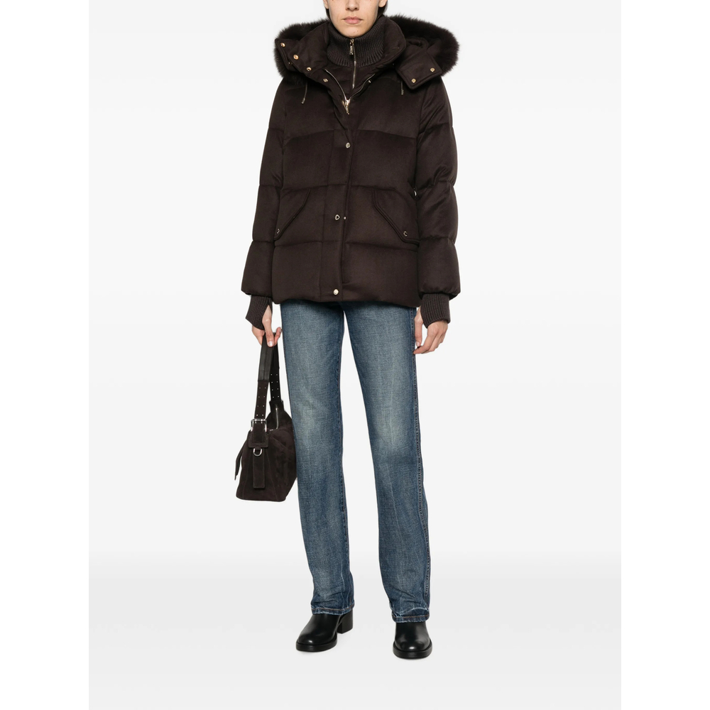 Attica Fur-Trim Hooded Jacket