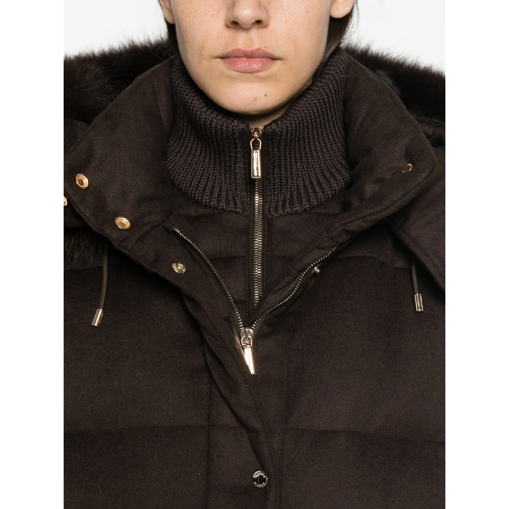 Attica Fur-Trim Hooded Jacket