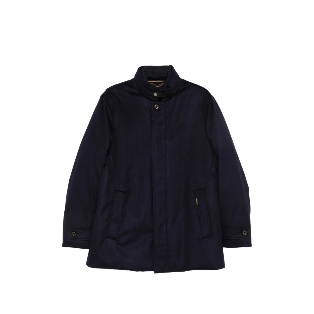 Moorer High-neck Buttoned Jacket