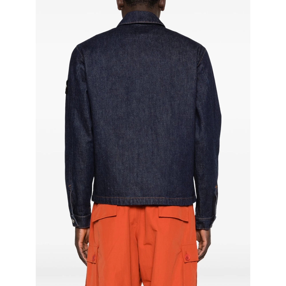 Logo-Patch Denim Jacket