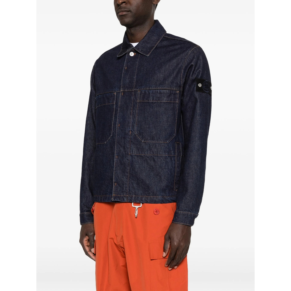 Logo-Patch Denim Jacket