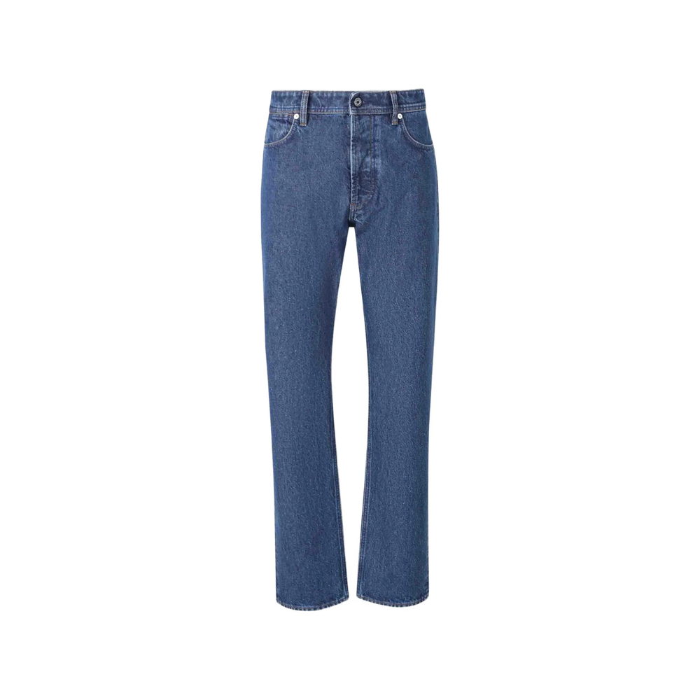 Stone Island Denim Logo-patch Straight-leg Jeans