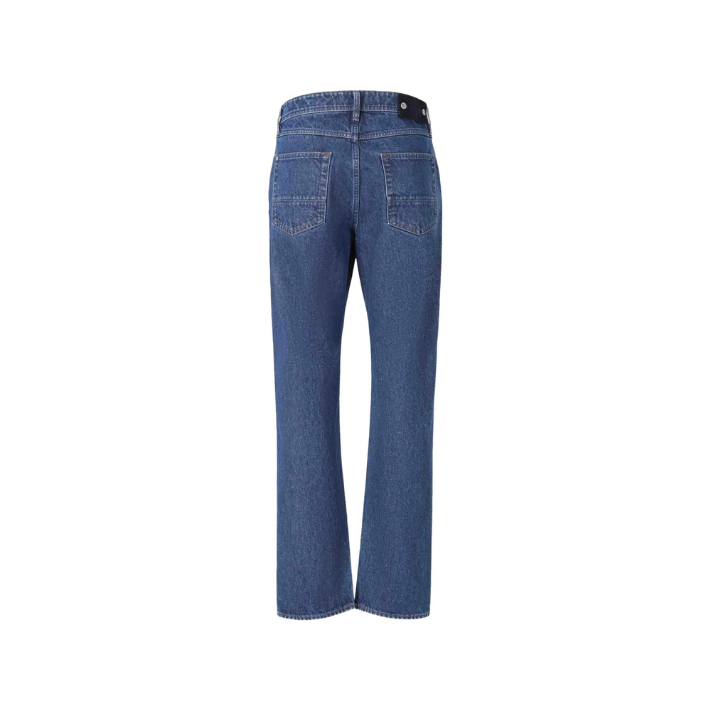 J100005 Indigo Denim-Medium Grainy Wash Jeans