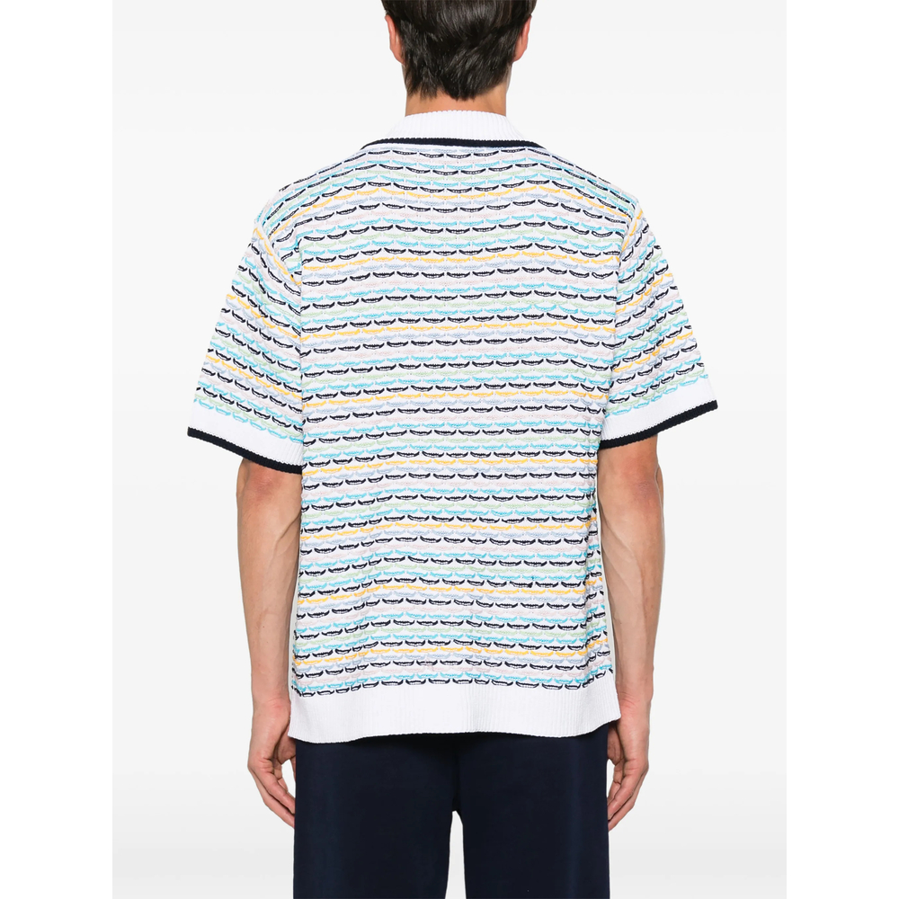 Tuck Stitch Short-Sleeve Shirt