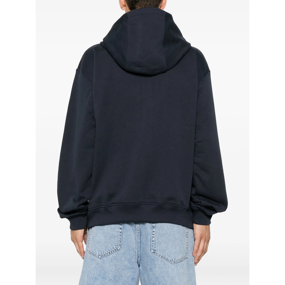 Panelled Zip-Up Hoodie