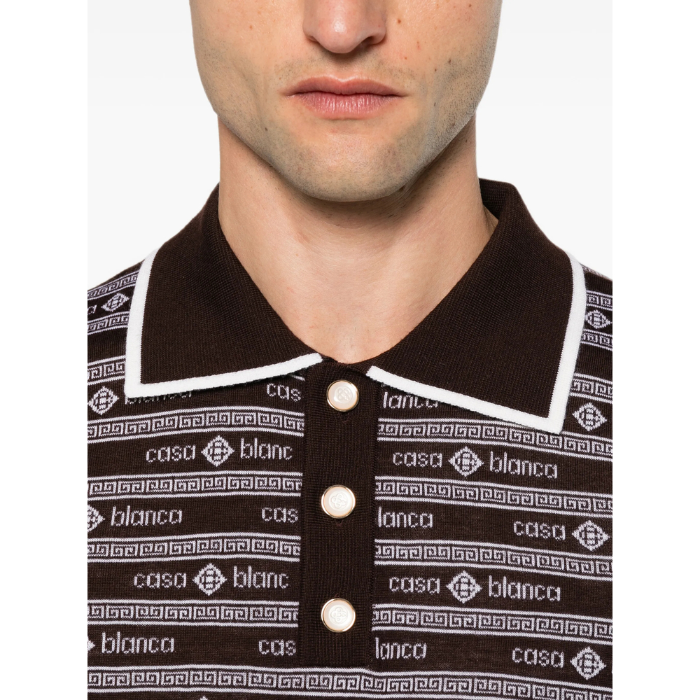 Logo Long-Sleeve Polo Shirt