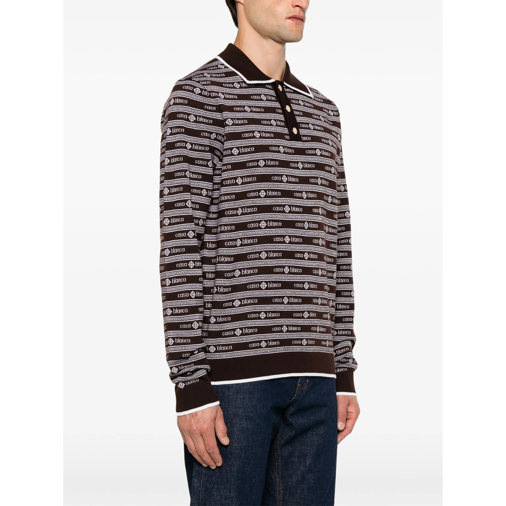 Logo Long-Sleeve Polo Shirt
