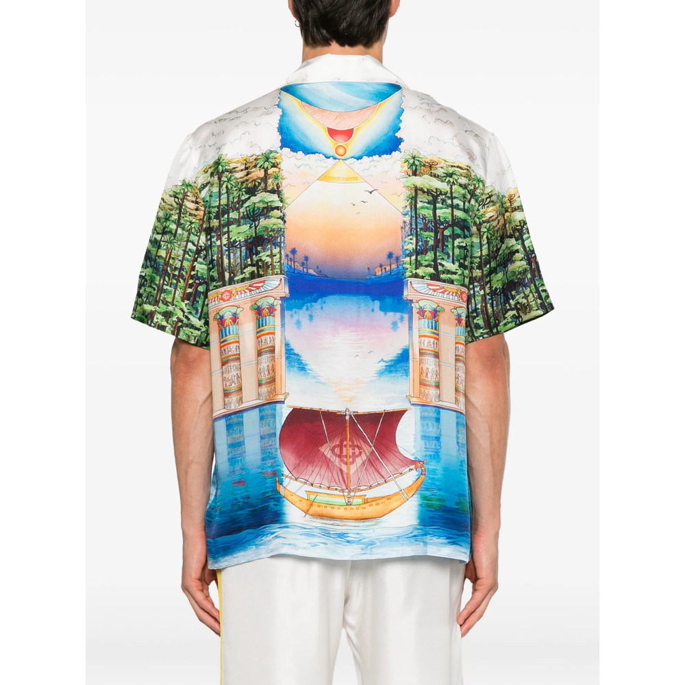 Multicolour Trompe L'Oeil Short Sleeve Shirt