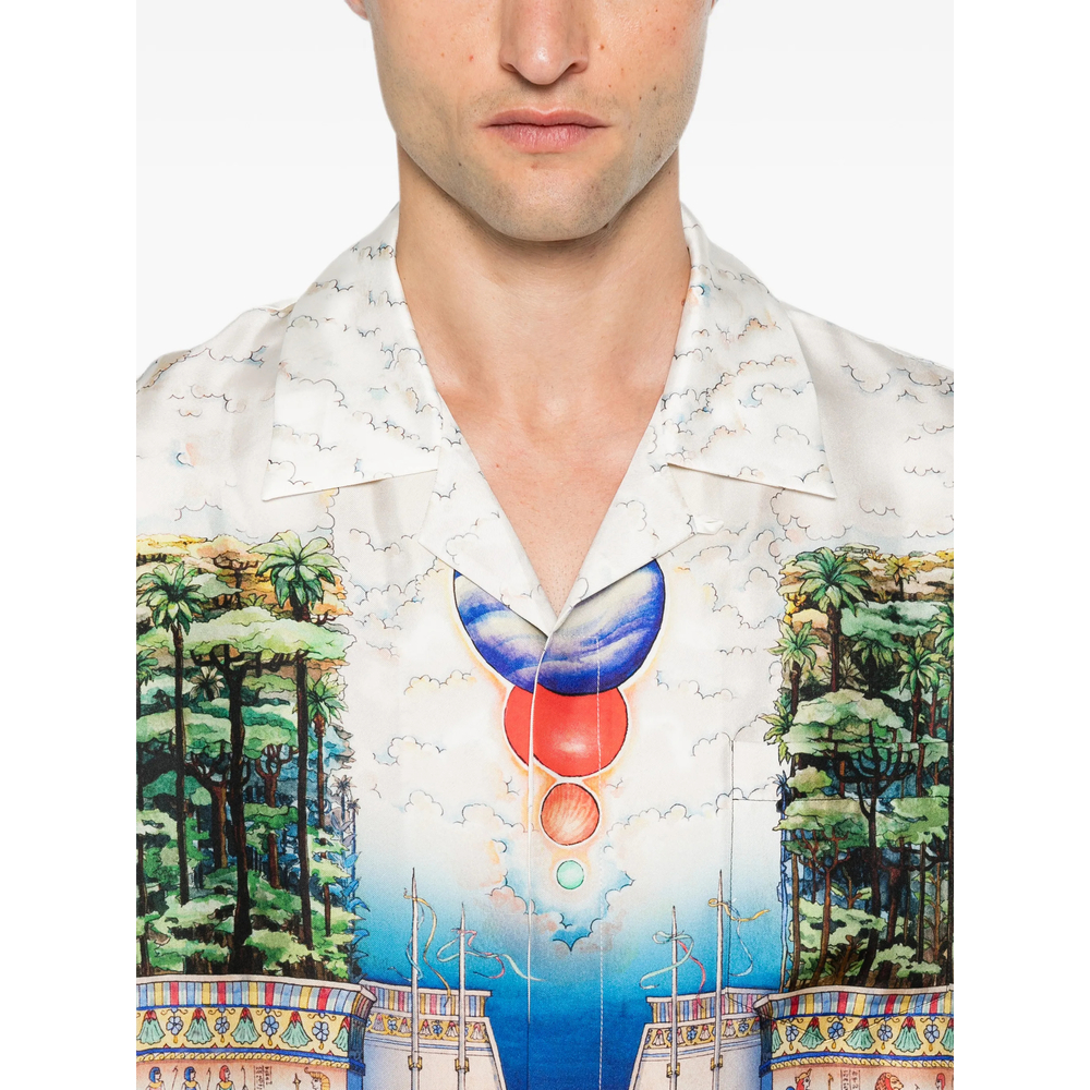 Multicolour Trompe L'Oeil Short Sleeve Shirt