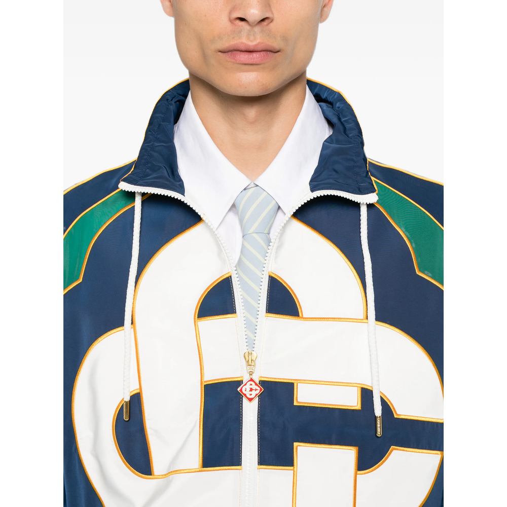 Zip-Fastening Logo-Detail Jacket