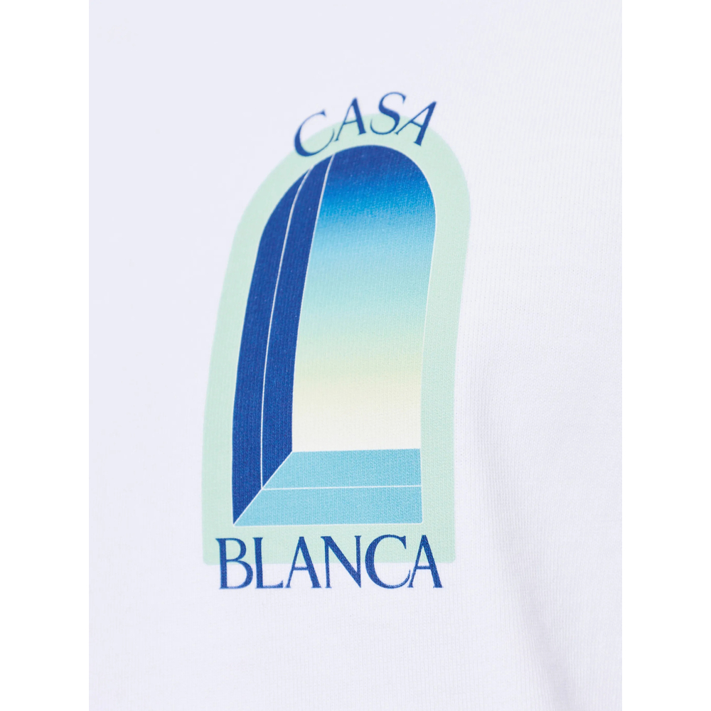 White & Mint L'Arche Short Sleeve T-Shirt