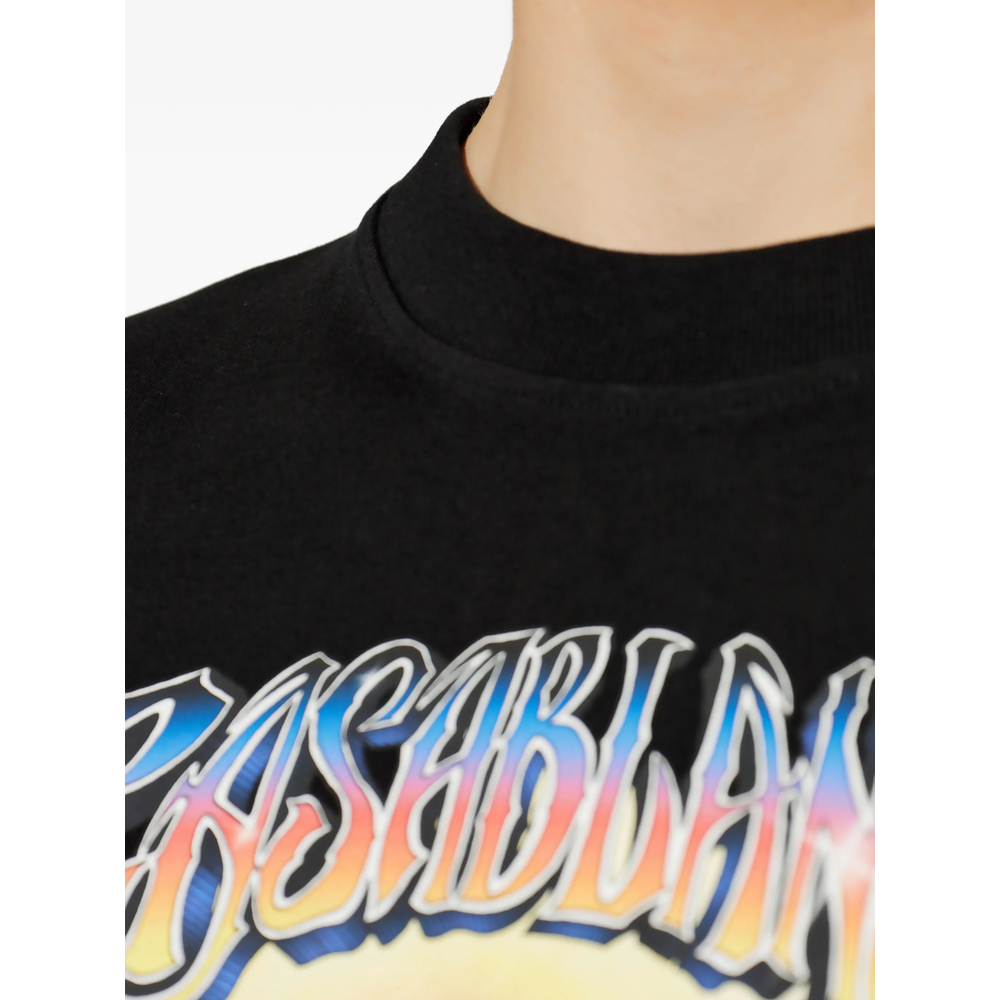 Black Airspray Oversized Short Sleeve T-Shirt