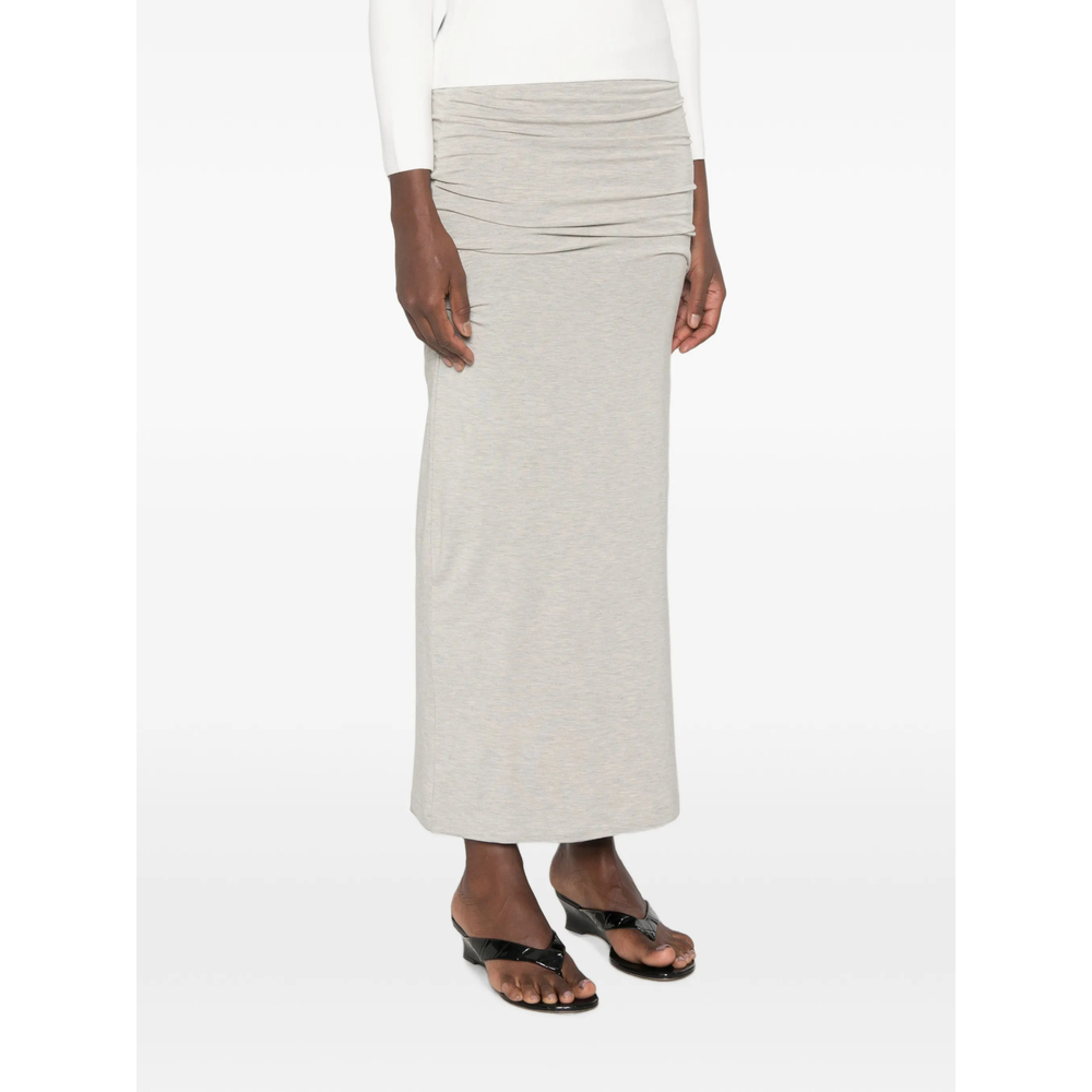Draped Jersey Skirt