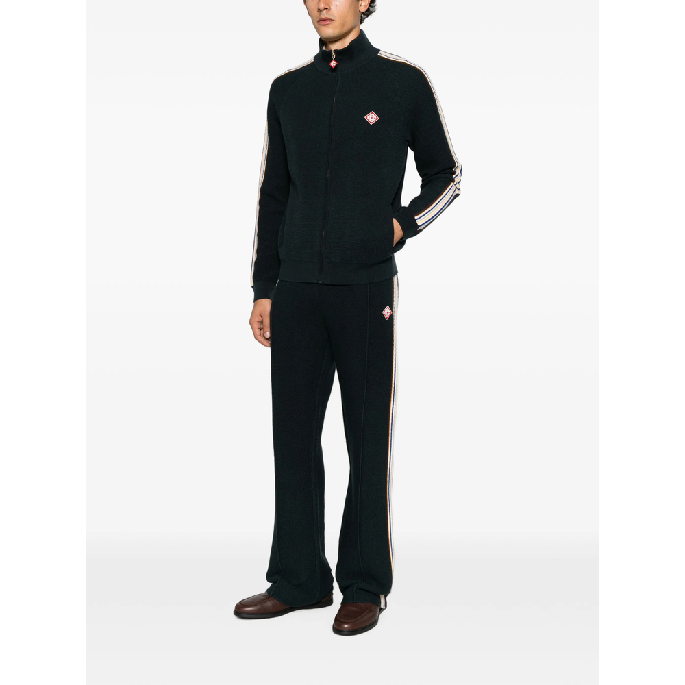Logo-Patch Side-Stripe Track Pants