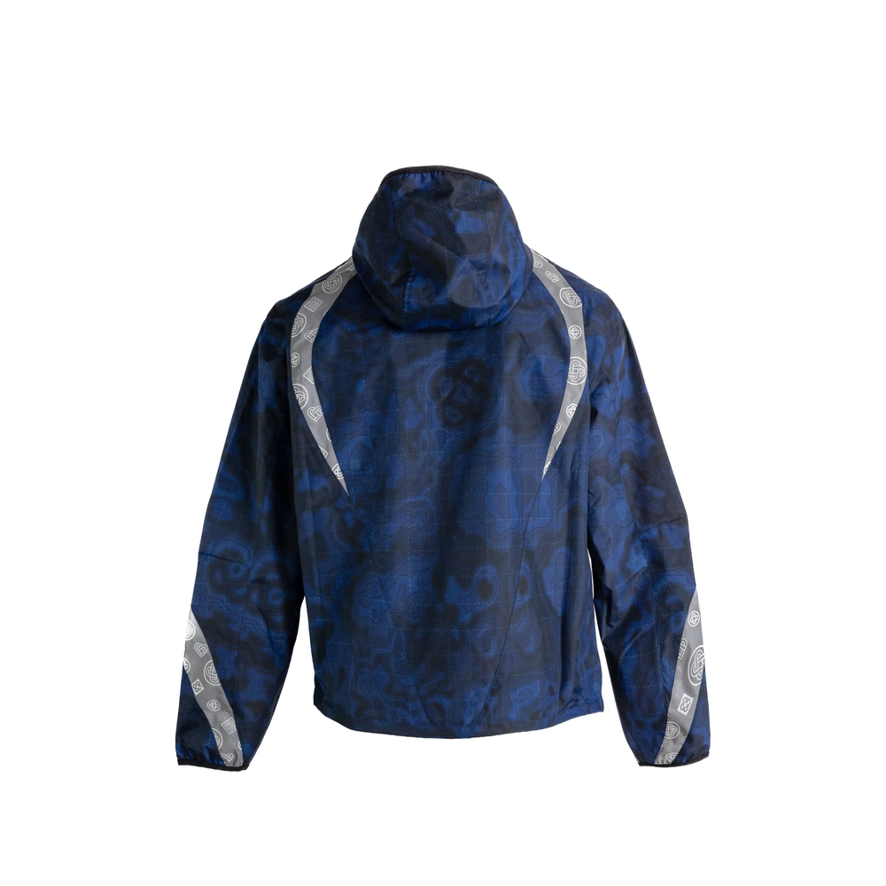 Heatmap-Print Hooded Jacket