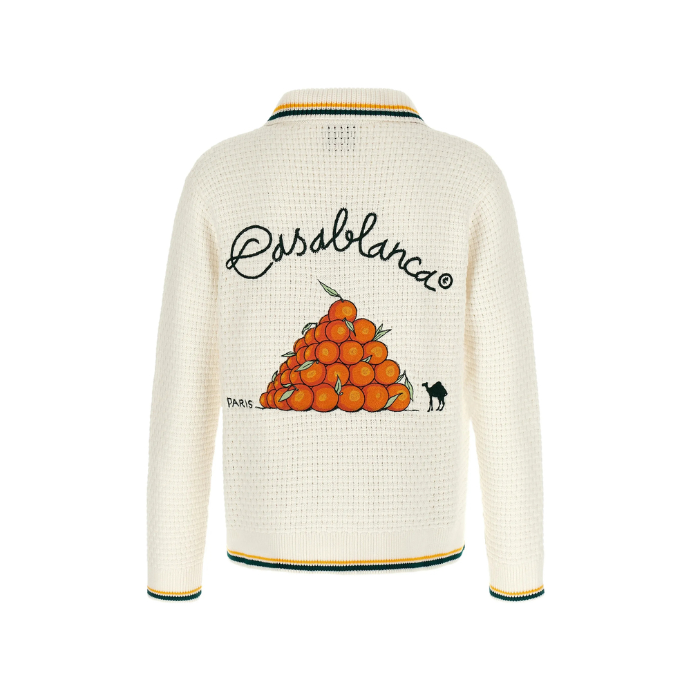 Pyramid Of Oranges Cardigan