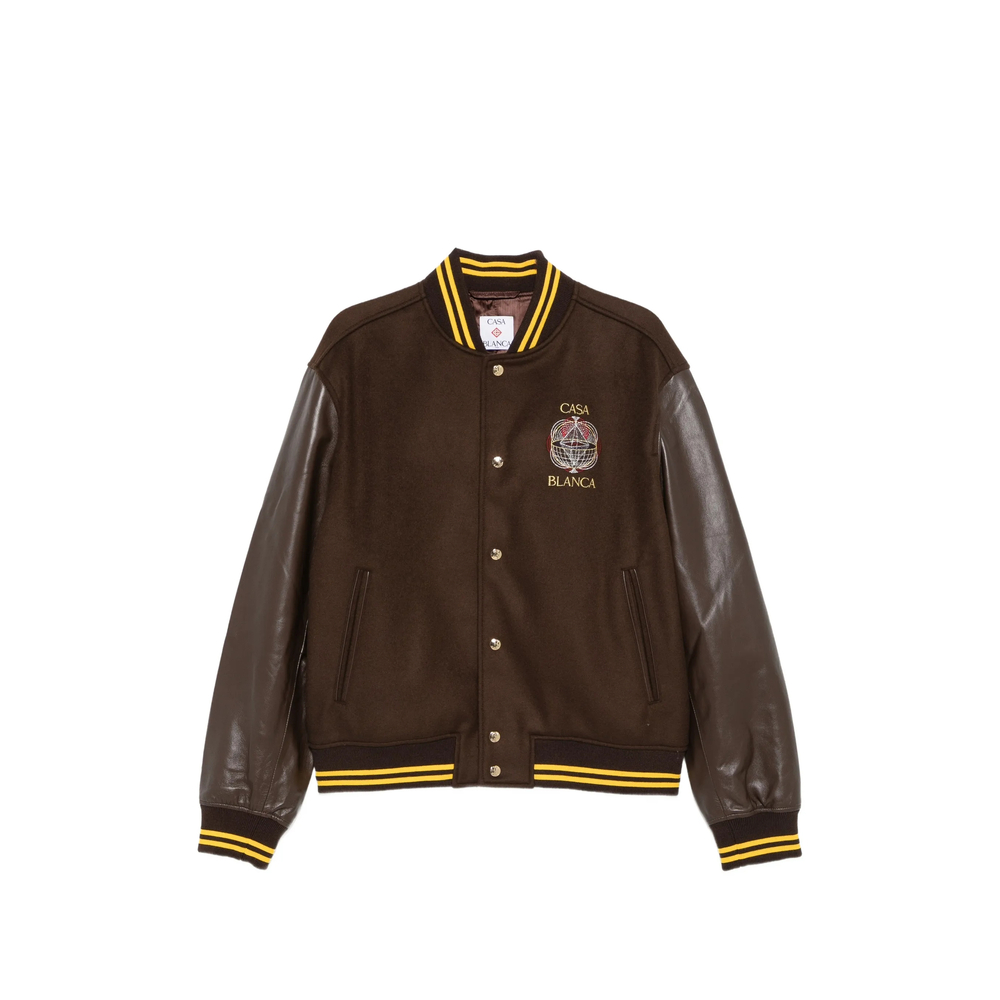 Casablanca Logo-embroidered Panelled Jacket