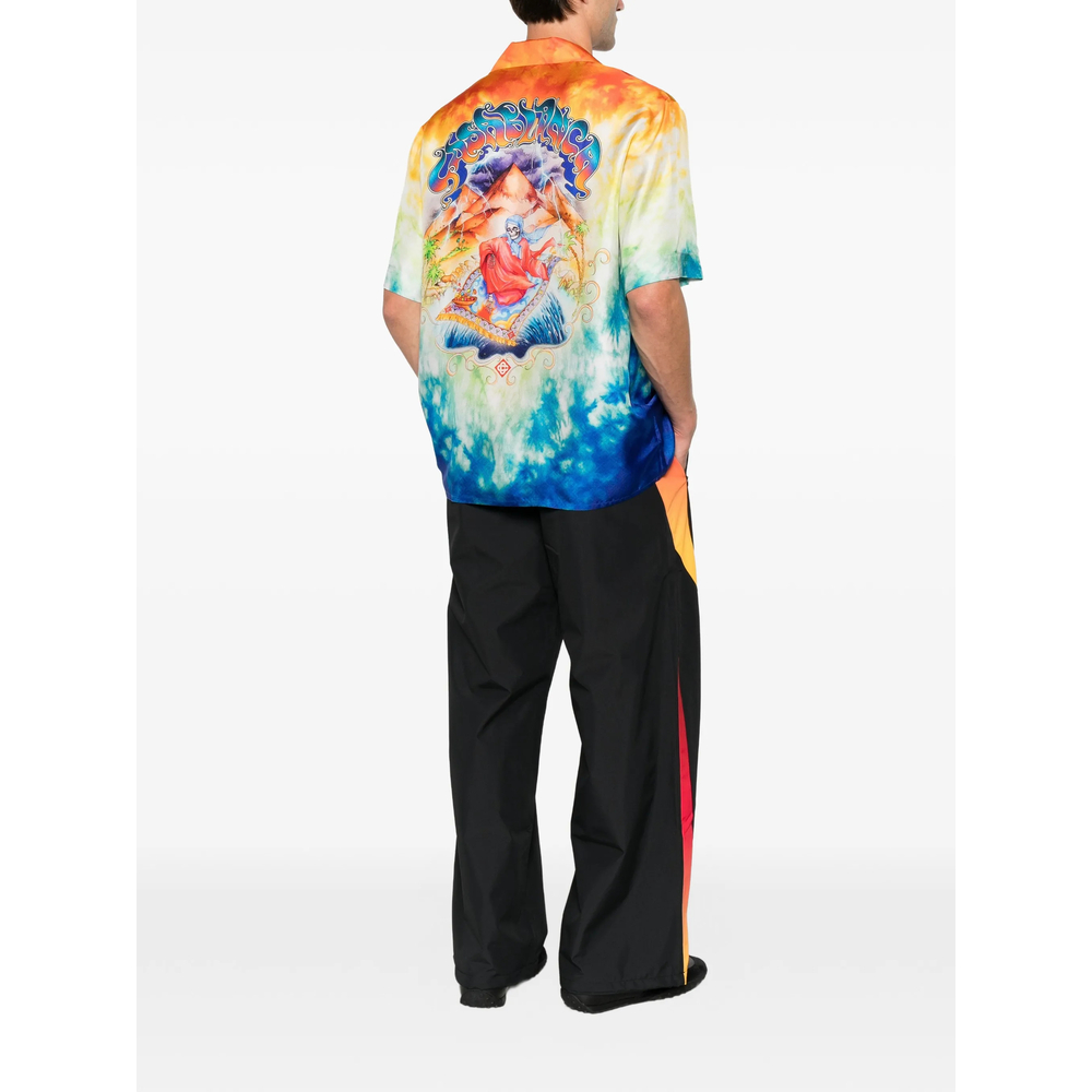 Tie-Dye Graphic-Print Shirt