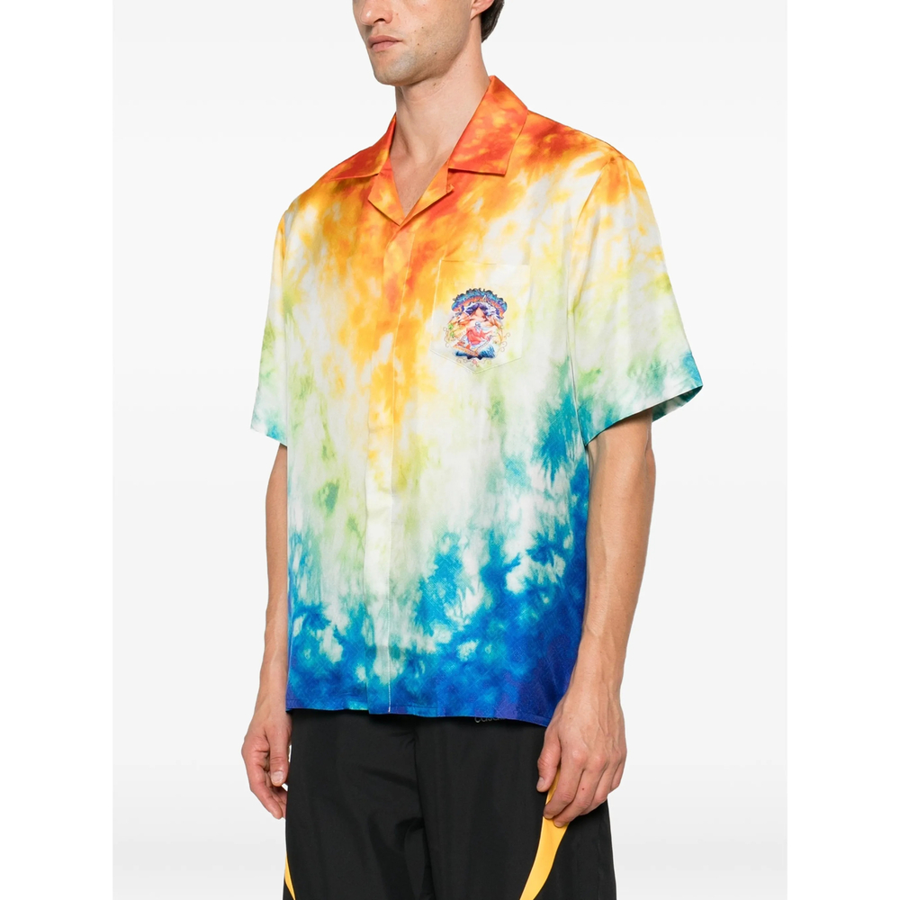 Tie-Dye Graphic-Print Shirt