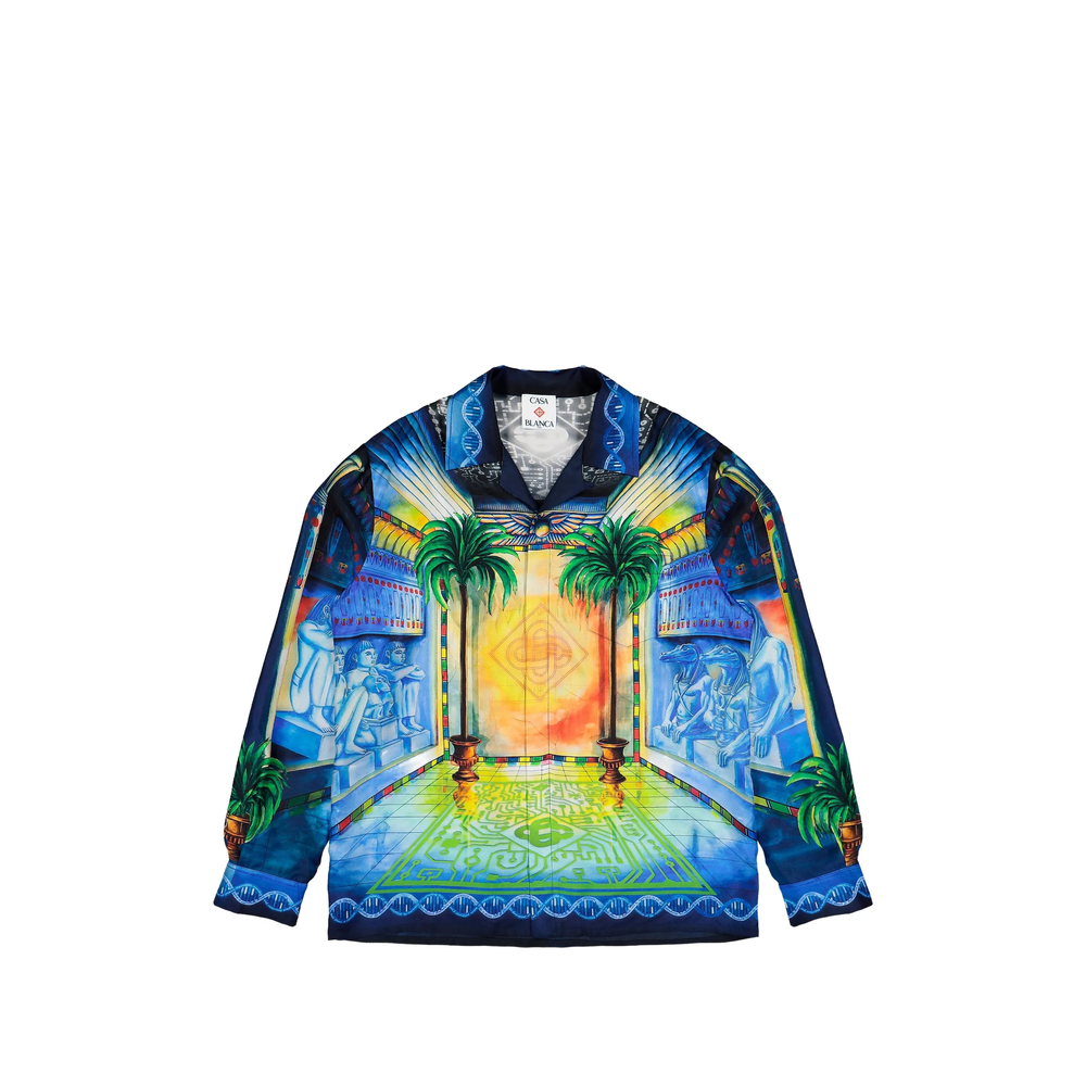 Geometrie Sacree Cuban Collar Shirt