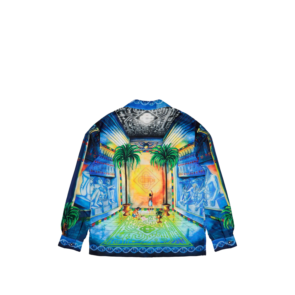 Geometrie Sacree Cuban Collar Shirt