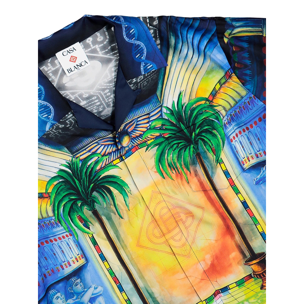 Geometrie Sacree Cuban Collar Shirt