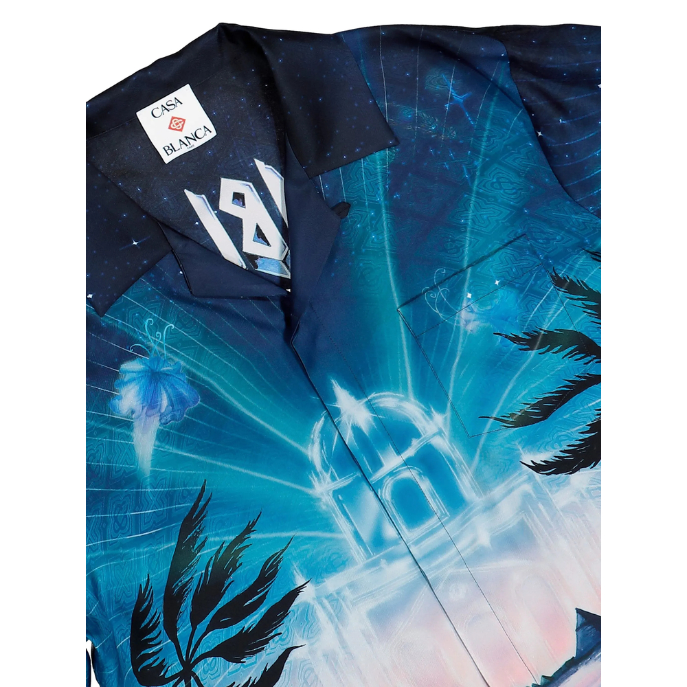 Crystal Alchemy Cuban Collar Shirt